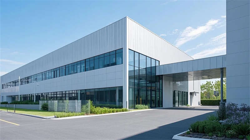 合肥廠(chǎng)房裝修，光影與生態(tài)交融的極簡(jiǎn)工業(yè)美學(xué)空間