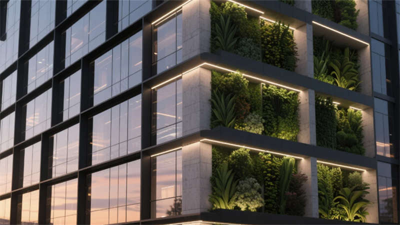 自然共生，創(chuàng)想無界——合肥8000平辦公樓工業(yè)風裝修設計效果圖