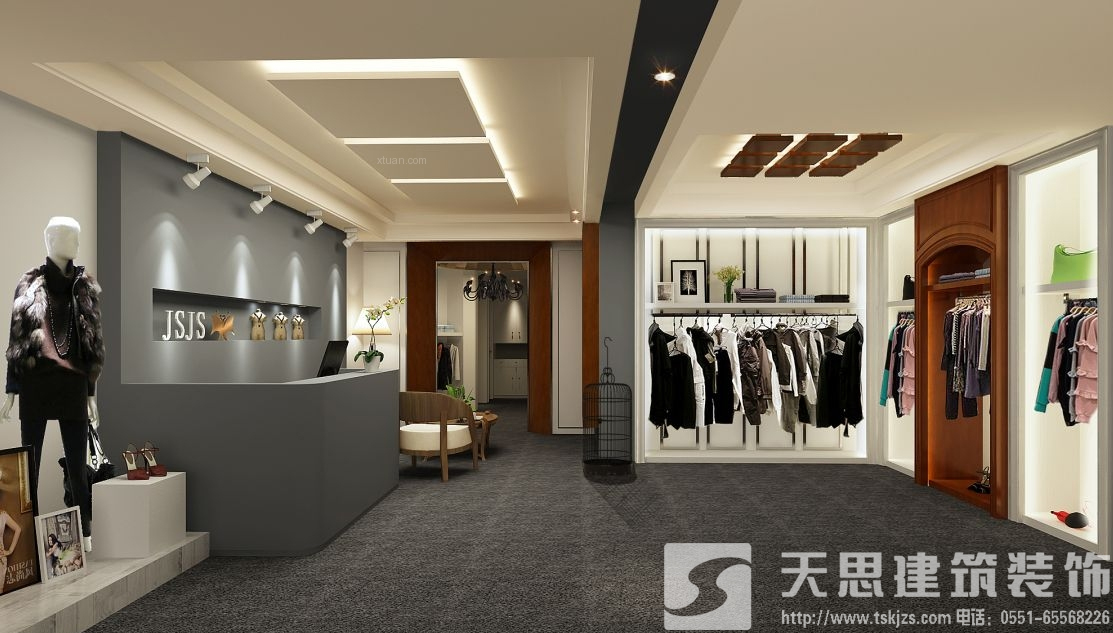 服裝店裝修客滿為患從施工開始