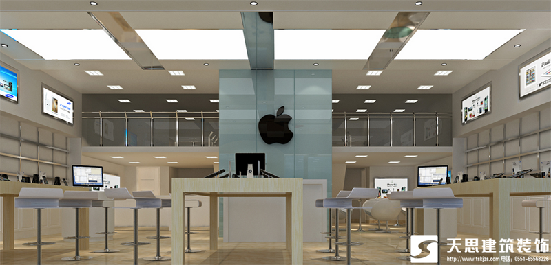 合肥蘋(píng)果專賣(mài)店設(shè)計(jì)裝修風(fēng)格，專賣(mài)店裝修，專賣(mài)店設(shè)計(jì)