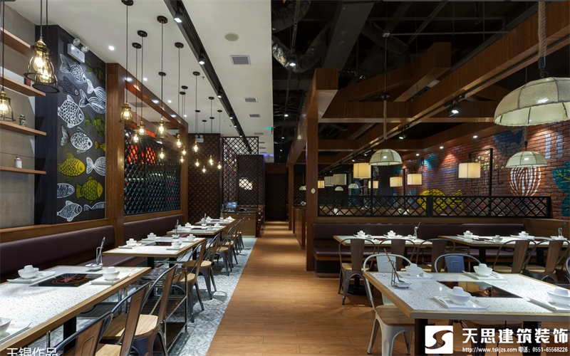 合肥火鍋店設(shè)計(jì)裝修應(yīng)該注意的事項(xiàng)，火鍋店效果圖，火鍋店裝飾設(shè)計(jì)，火鍋店設(shè)計(jì)